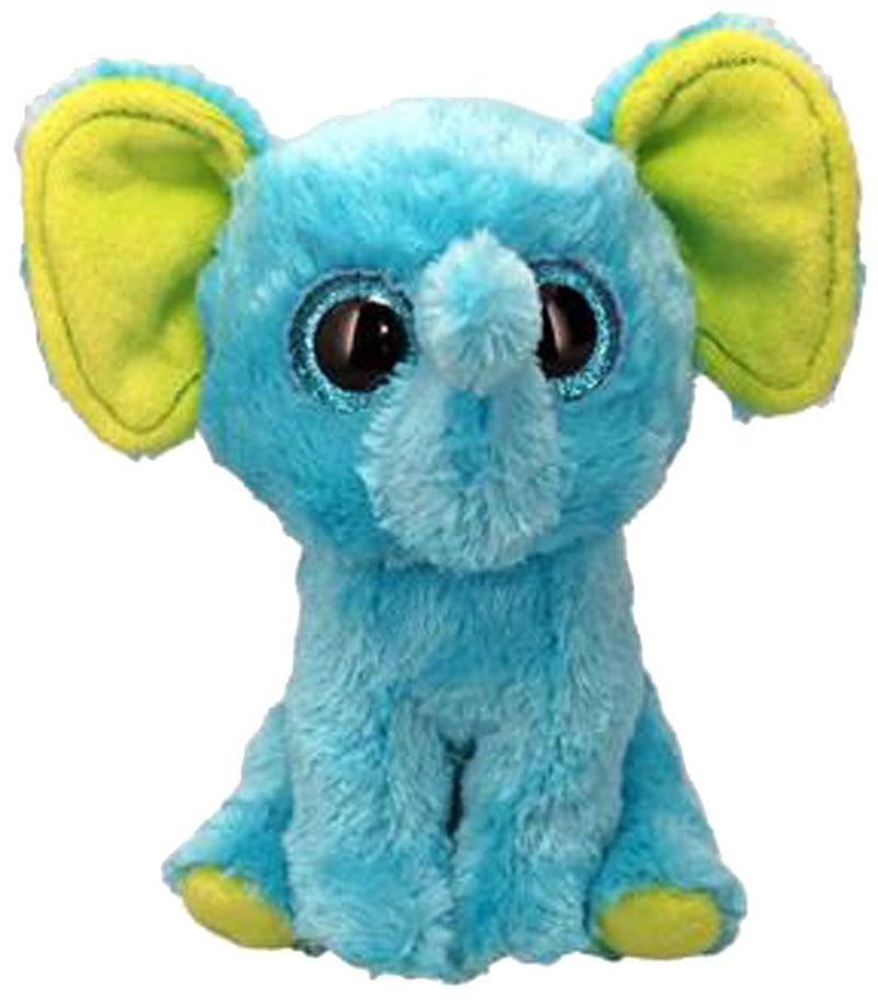 Ty Beanie Boo TRUNKLES The Blue Elephant - 6""